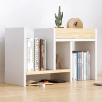 Desktop Multifunctional Room Shelves: Retractable Division Partition Bookshelves Free Combination Book Cabinet for Storage