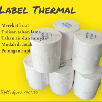 Kertas Label Thermal Roll / Thermal barcode Sticker Resi Online