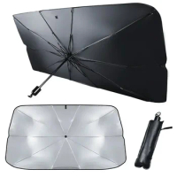 Umbrella sunshade Car sunshade Car sunblock telescopic sun block heat insulation front windshield sunshade