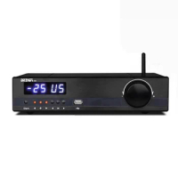 NEW X21 TPA3255 600W 2.1 Channel High Power Digital Amplifier Hifi FEVER QCC5125 Bluetooth 5.1 With Remote Control