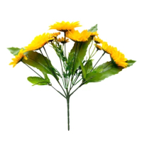Artificial Sunflower Bouquet Silk Flower for Home Garden Party Wedding Decoration Fake Flowers