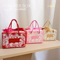 Box Mukena Aesthetic Jijning + Pita | Hamper Box Mukena Floral Elegan | Tambahan Box Hadiah Mukena G