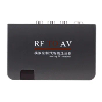 TV Receiver Easy Operation Analog Modulator Home Use Converter RF To AV Stable Signal High Efficiency Easy Operation