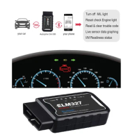 OBD Fault Diagnosis Tool ELM327 OBD2 SCANNER For Mercedes Benz W204 W212 W205 C E GLK SL Class Android Bluetooth V1.5 SCANNER