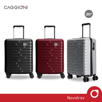 CAGGIONI กระเป๋าเดินทางล้อลาก ขนาด 20 นิ้ว รุ่น โนวาเทล ( Novatrav : 59027 ) กระเป๋าเดินทางถือขึ้นเค