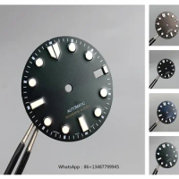 NH35 Watch prospex Diver's watch black dial 28.5mm spring drive parts fit nh35/6r35/4r36/nh36 movment 62mas dial