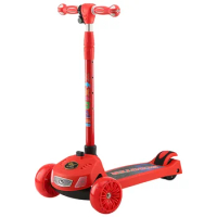 Children's Electric Baby Rechargeable Scooter Primary School Student Three-Wheel Flat Automatic Scooter scooter for kids