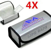 Surprise price 4pcs/bag Arrowmax RC Battery Safety 185X75X60mm Li-Po/NIMH Protect Bag Pouch Safe Guard Charge Sack