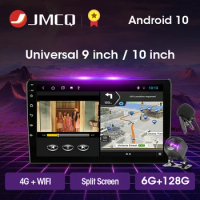 JMCQ 2 Din Android 2G+32G 9/10 Inch Car Radio Multimedia Video Player 2Din Navigation GPS FM for Toyota Volkswagen Hyundai Kia
