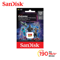 SanDisk Extreme microSDXC UHS-I (V30)(A2) 128GB 行動裝置電玩記憶卡 (公司貨)