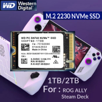 Western Digital WD SN740 2TB 1TB M.2 SSD 2230 NVMe PCIe Gen 4x4 For ROG Ally Microsoft Surface ProX Surface Laptop 3 Steam Deck