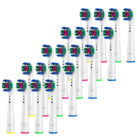 20/16/12/8/4 Pcs Brush Head nozzles for Braun Oral B Replacement Toothbrush Head Sensitive Clean 3D Whitening Brush Head
