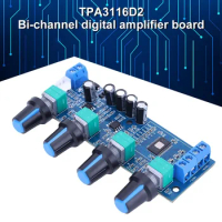 TPA3116D2 Audio Amplifier Module 80W*2 Dual Channel Sound Amplifier Module High Power DC12-24V for Speaker Electronic DIY Kit