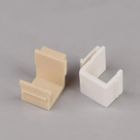 RJ45 แจ็ค Keystone แทรก, 10 ชิ้น, สำหรับการกรอก Keystone ว่างเปล่า, จานเข้ากันได้กับผนังและแผงแพทช์