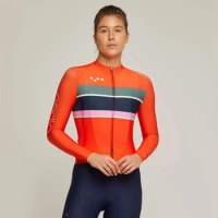 Spring Autumn Women Long Sleeve Cycling Jersey 2024 Pedla Team Race Good elastic polyester Bicycle Tops Wear Ropa Ciclismo
