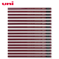 1pcs Japan UNI 1887 painting sketch test pencil hardness test pencil advanced red wood test hand-painted student painting tools
