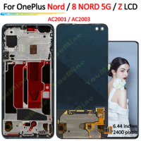 AMOLED For OnePlus Nord LCD Display Screen Touch Panel For Oneplus 8 NORD 5G OnePlus Z AC2003 AC2001 LCD display