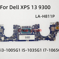 LA-H811P For Dell XPS 13 9300 Laptop Motherboard With i3-1005G1 I5-1035G1 I7-1065G7 CPU RAM 16GB 100% Fully tested