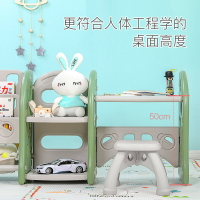方熊兒童玩具收納架寶寶卡通整理儲物柜多功能置物書架塑料柜子