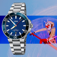 Oris豪利時 Aquis 孫悟空動畫電影60週年紀念 限量潛水腕錶 0173377664185-Set 520送禮推薦