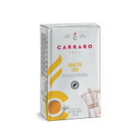 即期品【CARRARO】精選 QUALITA ORO 研磨咖啡粉 250g(效期2025/05/04)
