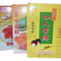 澎湖名產 頂好 仙人掌酥+冬瓜糕+蒜頭餅(共6盒)