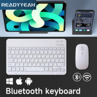 Bluetooth Keyboard for IOS Android Windows for iPad Keyboard Air Mini Pro Wireless Keyboard Mouse for Xiaomi Apple Huawei Tablet