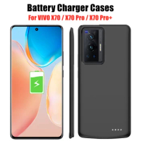6800mAh Portable Charger Powerbank Cover For VIVO X70 Pro Plus X70 Pro+ External Battery Cases Backup Power Bank Charging Cover
