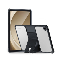 XUNDD訊迪 軍事氣囊 三星 Galaxy Tab A9+ 11吋 隱形支架殼 平板防摔保護套(極簡黑)