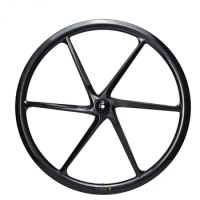 700C Road disc brake Carbon 6-spoke Wheels 35mm depth 28mm width Gravel Bicycle wheelset