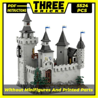 Medieval Fortress Model Moc Building Bricks Black Eagle Castle Technology Modular Blocks Gifts Christmas Toys DIY Sets Assembly