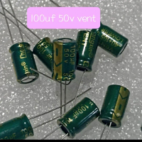 10PCS KAPASITOR ELCO 100UF 50V ORANDA ASLI 100 UF 50VOLT CAPASITOR ELCO