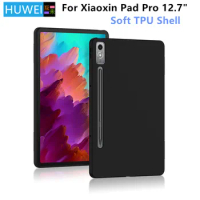 HUWEI Soft Case For Lenovo Xiaoxin Pad Pro 12.7 12.6 Inch Silicon TPU Shell for Lenovo Tab P12 12.7" 2023 Tablet Back Cover case