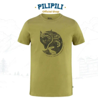 Kaos Pria Fjallraven Arctic Fox T-shirt Men Moss Green