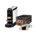 Nespresso CitiZ Platinum 不鏽鋼金屬色 膠囊咖啡機 19Bar高壓萃取 洗鍊金屬質感