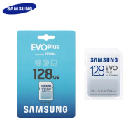 Original SAMSUNG EVO Plus SD Card 32GB SDHC V10 C10 64GB U1 128GB 256GB SDXC V30 SD Memory Card Speed up to 130MB/s CF Cards