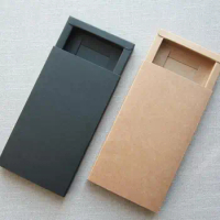 20pcs/lot-186*106*14mm Brown Kraft Paper Boxes Drawer Box Phone Gift Craft Soap Box Jewelry Storage box