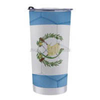 Guatemala Football Country Flag Travel Coffee Mug 20 Oz Car Cup for Coffee Water Bottle Insulated Le