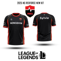 Áo đấu/áo tập esports 2025 của CLB NS RedForce, phù hợp cho League of Legends (LCK, VCT), Sylvies, u