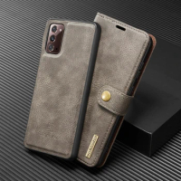 Note 20 Coque 2 in 1 Magnetic Removable Wallet Case For Samsung Galaxy Note 20 Ultra Case Leather Flip Detachable Back Cover
