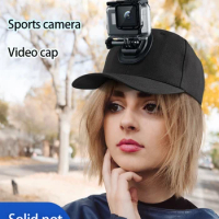 Adjustable Canvas Sun Hat Cap for Gopro Hero 8 7 5 SJCAM SJ7000 SJ6000 M20 Eken H9 H9R H8 Pro Yi 4K SOOCOO Sport Action Camera