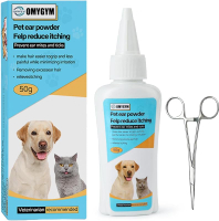 Dog Ear Hair Removal Tool 1.76oz/50g- Dog Ear Powder for Hair Removal- Dog Ear Plucking Tool - Effec