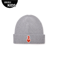 【MLB】童裝 毛帽 童帽 Heart系列 波士頓紅襪隊(7ABNH0136-43MGS)