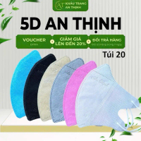 200/400 Cái Khẩu Trang 5D AN THỊNH 3 Lớp kháng khuẩn hotrent 2026