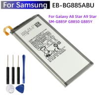 EB-BG885ABU Battery For Samsung Galaxy A8 Star A9 Star SM-G885F G8850 G885Y 3700mAh Real Capacity Batteria Accu +Tools