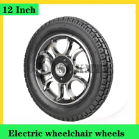 12 Inch Wheel 1/2x2 1/4 Tire Inner Tube Outer Tyre With Rim Set For Electric wheelchair/medical equipment/pushcart