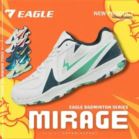 EAGLE MIRAGE SEPATU BADMINTON BULUTANGKIS ARCADIA SPORT 37 BIRUMUDA BIRUTUA