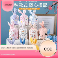 (50 Pcs) Plastik Snack, Plastik Cookies, Tas Ulang Tahun, Plastik Natal, Plastik Imlek, Plastik Lucu