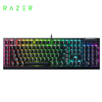 RAZER 雷蛇 BlackWidow V4 X 黑寡婦 V4 X 機械式遊戲鍵盤-綠軸