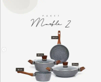 SALE CYPRUZ WAJAN SET KERAMIK ANTI LENGKET PANCI SET MURAH MARBLE LENGKAP